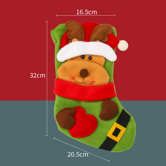 Medias Navideñas Decorativas - Juego de Tamaños Grande, Mediano y Pequeño - Image 30