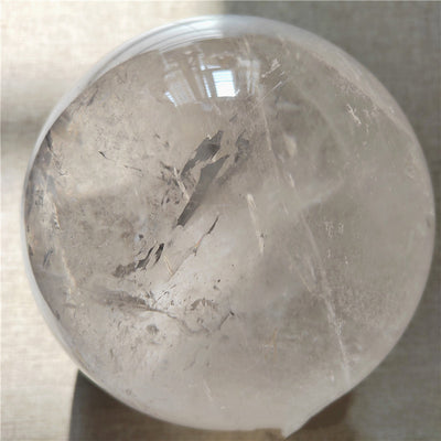 Esfera de Cristal Blanco Natural para Decoración - Image 2