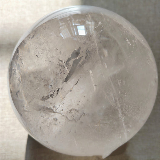 Esfera de Cristal Blanco Natural para Decoración - Image 2