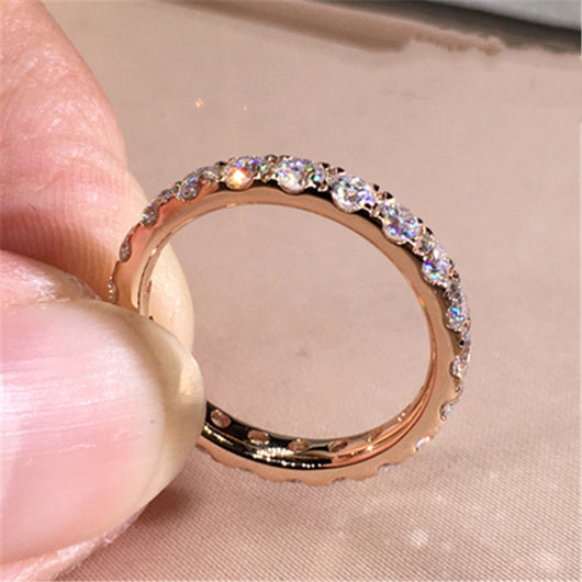 Anillo de Plata 925 con Diamante Simulado Flores de Girasol para Mujer - Image 6