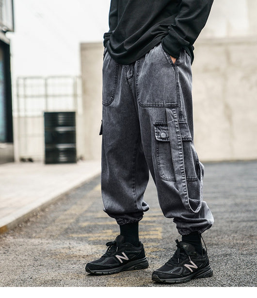 Pantalones Jeans Holgados Zanahoria para Hombre - Estilo Casual - Image 10