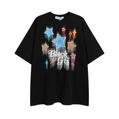 Playera Hombre Estrellas Sueltas Estampado - Image 5