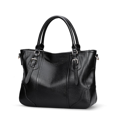 Bolso de Cuero Genuino Estilo Retro con Bandolera Simple - Image 9