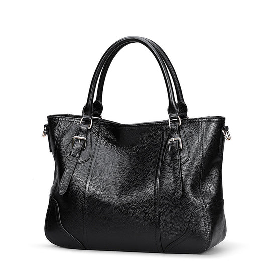 Bolso de Cuero Genuino Estilo Retro con Bandolera Simple - Image 9