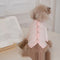 Cardigan Suéter de Perla para Mascotas Otoño e Invierno
