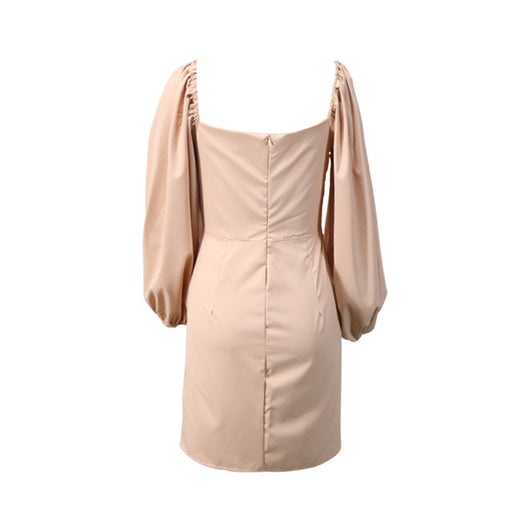 Vestido Elegante de Chifón con Manga Larga y Falda Ajustada - Image 18