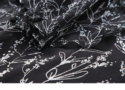 Blusa de Seda Estampada Manga Larga para Mujer - Image 17