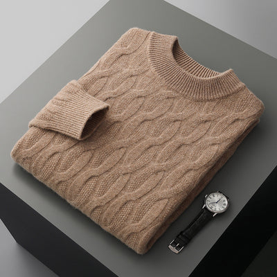 Suéter Cuello Alto Grueso para Hombre - Pullover Tejido Premium - Image 9