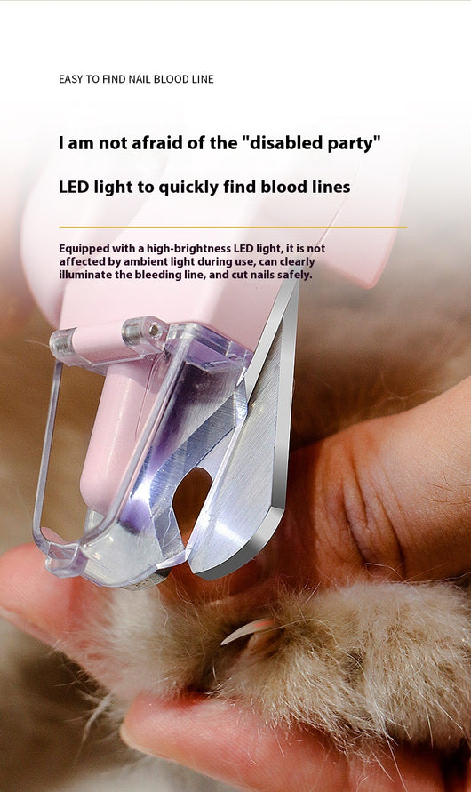 Cortauñas para Mascotas 2 en 1 con Luz LED - Tijeras de Precisión para Perros y Gatos - Image 29