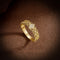 Anillo de Lujo Ligero Jinrege 18K Versión Ancha - Elegancia Sofisticada