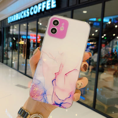 Funda TPU Transparente con Diseño de Mármol Hueco - Image 5