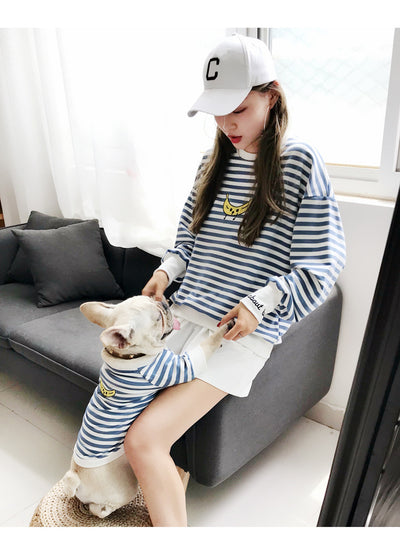Conjunto a Juego Padre e Hijo con Rayas - Outfit Familiar Coordinado - Image 8