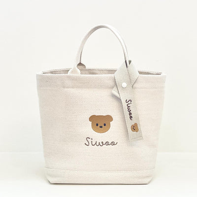 Bolsa Maternal Canvas Go Out Blanca con Compartimentos Interiores para Mamá y Bebé - Image 9