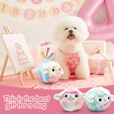 Juguete Masticable Interactivo con Sonidos para Mascotas - Esfera TPR Resistente