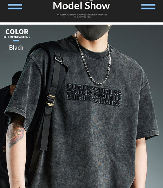 Playera Oversize Pesada de Manga Corta para Hombre - Image 21