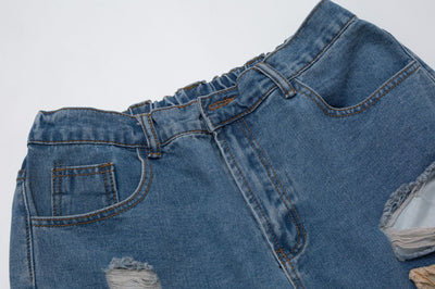 Shorts Denim Verano Corte Recto Fit Deportivo Holgado - Image 18