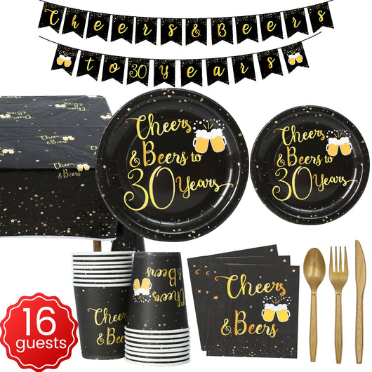 Set de Decoración para Fiesta de Cumpleaños con Estampado Creativo - Image 6