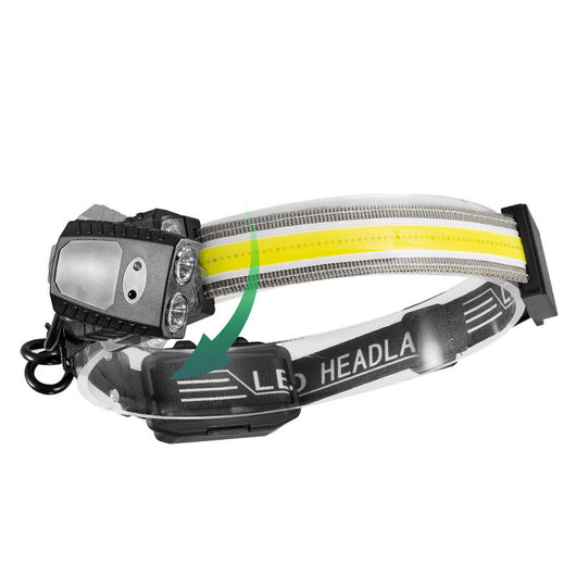 Linterna Frontal LED Recargable para Pesca, Senderismo y Emergencias - Image 6