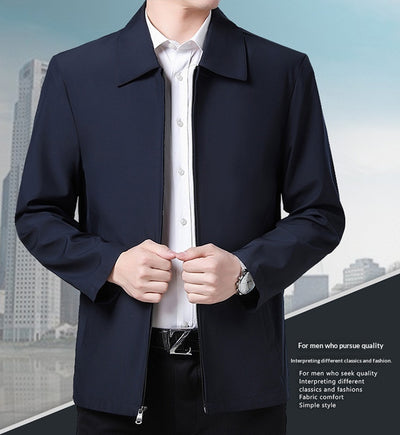 Chaqueta Casual con Solapa para Hombre Maduro - Image 14