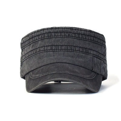 Gorra de Algodón Lavado Puro Color Liso para Hombre - Protección Solar Outdoor - Image 9
