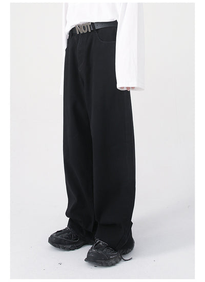Jeans Retro Holgados con Cintura Elástica Estilo Coreano para Hombre - Image 35