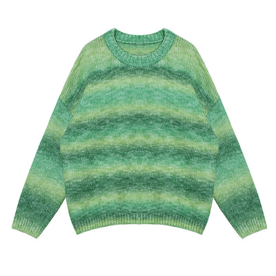 Suéter Rayado Mori Mujer - Blusa Suave y Holgada