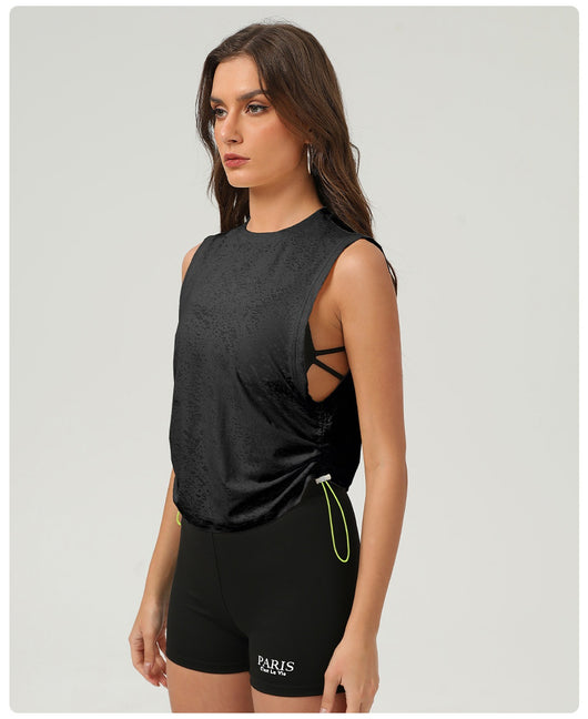 Blusa Deportiva Sin Mangas Jacquard para Mujer - Transpirable - Image 19
