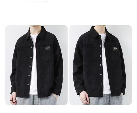 Chaqueta de Pana para Hombre - Camisa Casual de Manga Larga - Image 13