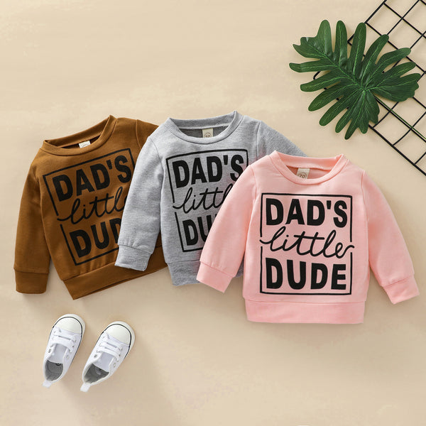 Sudadera Gris para Niños con Estampado de Letras