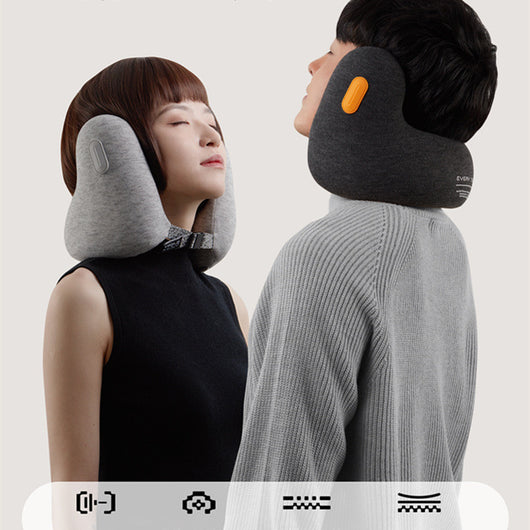 Almohada de Viaje Ergonómica con Espuma Viscoelástica y Reducción de Ruido - Image 4