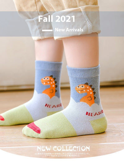 Calcetines de Algodón para Niño con Dinosaurios - Otoño/Invierno - Image 19