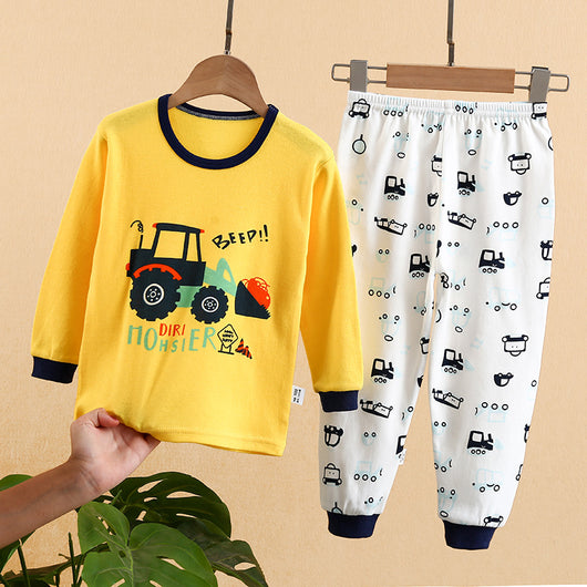 Pijama Infantil Estampado CUHK - Conjunto Cómodo para el Hogar - Image 35