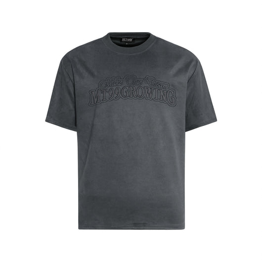 Camiseta Manga Corta con Bordado Retro Alfabético para Hombre
