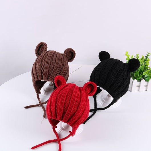 Gorros Tejidos a Mano en Lana para Niños - Image 2