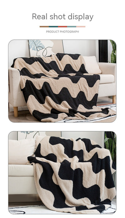 Manta Sofá Nórdica Tejida en Terciopelo Suave - Image 11