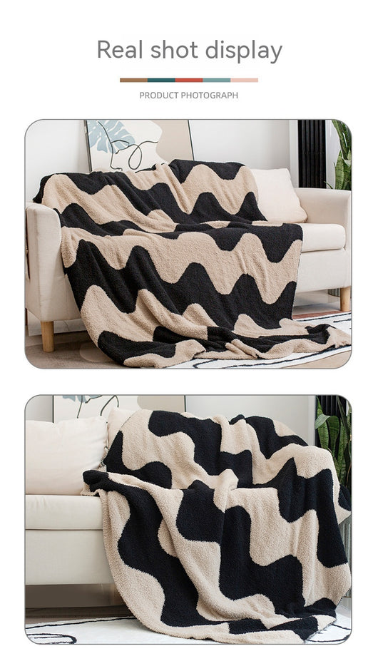 Manta Sofá Nórdica Tejida en Terciopelo Suave - Image 11