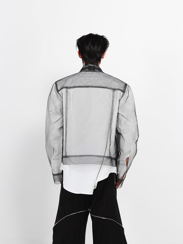 Abrigo Largo Punk Street para Hombre - Manga Larga Estilo Senior