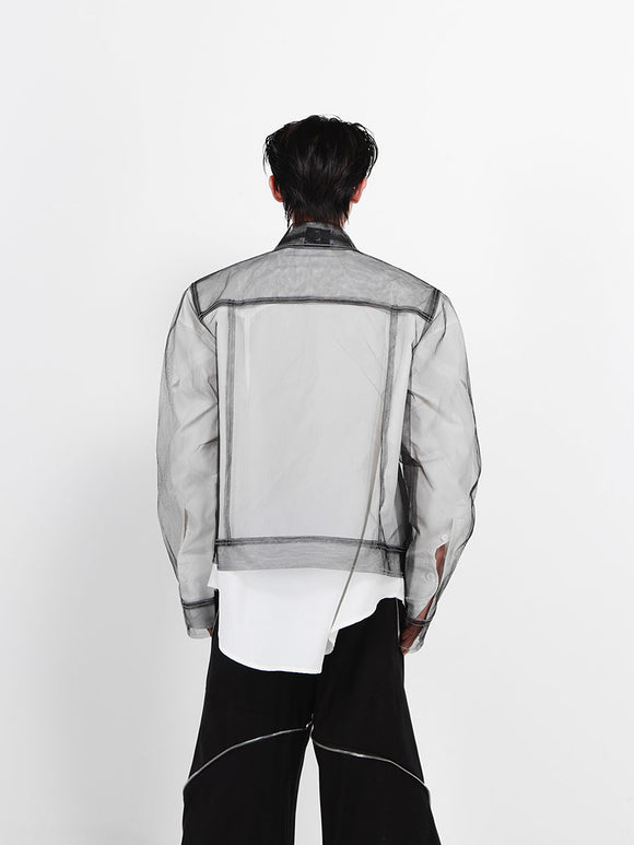 Abrigo Largo Punk Street para Hombre - Manga Larga Estilo Senior