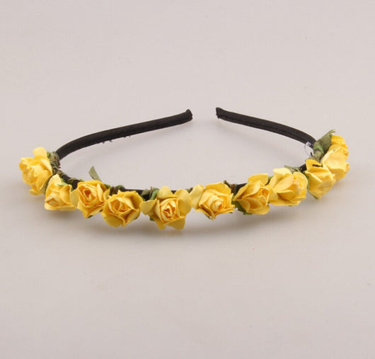 Diadema con 12 Rosas de Papel - Image 10