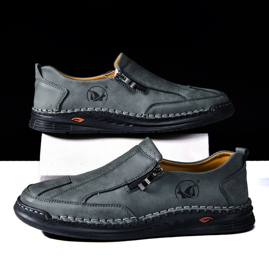 Zapatos Casuales de Cuero con Cordones para Hombre - Estilo Outdoor - Image 19