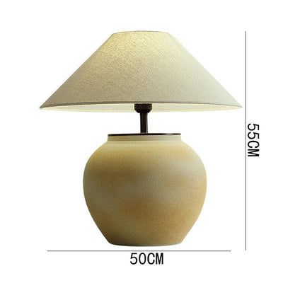Lámpara de Mesa de Cerámica Estilo Moderno Retro Chino Nostálgico - Image 15