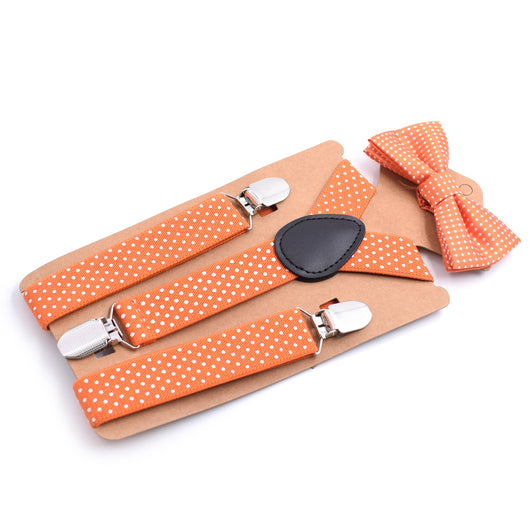 Conjunto de Corbatín Y de Tres Clips para Niños con Tirantes Ajustables - Image 13