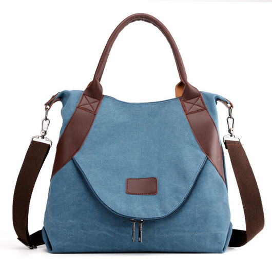 Bolsa Mensajera de Lona para Mujer - Estilo Casual - Image 8