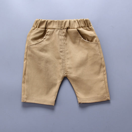 Conjunto Infantil Niño Estilo Coreano con Estampado de Ancla - Manga Corta Primavera Verano - Image 2