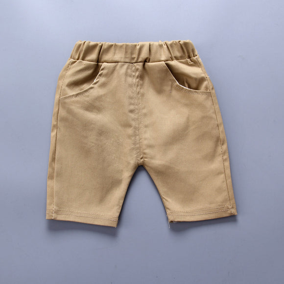 Conjunto Infantil Niño Estilo Coreano con Estampado de Ancla - Manga Corta Primavera Verano