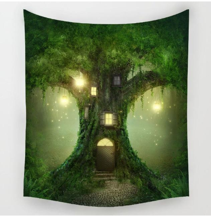 Tapiz Colgante Bosque - Decoración de Pared Artística