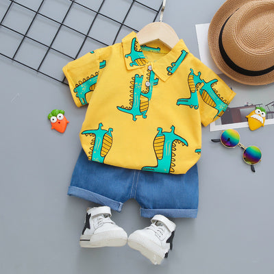Camisa de Cuadros con Cuello Mao para Niño - Perfecta para el Verano - Image 26