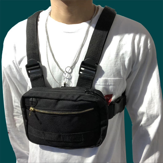 Chaleco Táctico Funcional con Mochila Pectoral para Hombre