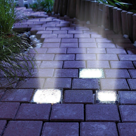 Lámpara Solar LED de Cristal para Jardín - Luz Decorativa Impermeable
