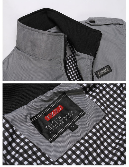 Abrigo Casual Ejecutivo para Hombre Talla Grande - Chaqueta Cortavientos Suelta y Cómoda - Image 14